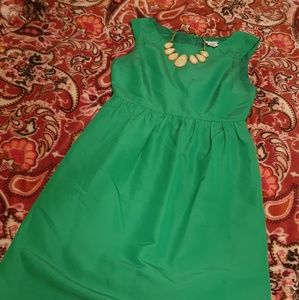 Jcrew green dress